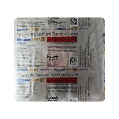 STATPURE GOLD 10 Capsule 15's - Blood Clot-Ant