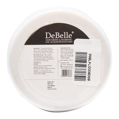 DeBelle Nail Lacquer Remover Wipes Blueberry Blush 1's - Nail Polish Remover