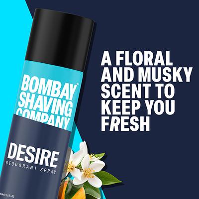 Bombay Shaving Company Desire Deodorant Spray, Deodorant Spray - for Men 150 ml - Men Deodorants/Roll-Ons