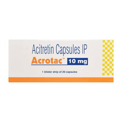 Acrotac 10mg Capsule 20'S - Psoriasis/Seborrhea/Ichthyosis-Pso