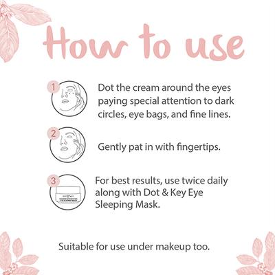 Dot & Key Retinol + Caffeine Eye Cream 21 ml - Under Eye Creams & Serums