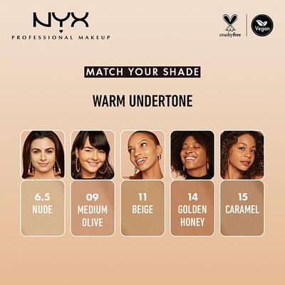 Nyx Professional Makeup Total Control Pro Drop Foundation - Caramel 13 ml - Foundation