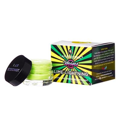 I Am Eyeconic Matte Neon Pure Pigments LIME LIGHTENING 2 gm - Eyeshadow, Bases & Primers