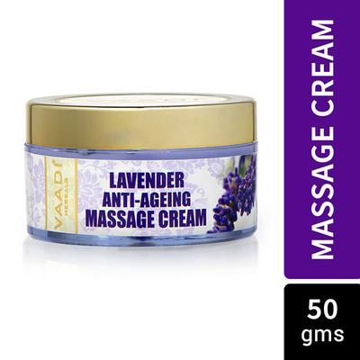 Lavender Anti-Ageing Massage Cream 50 gm - Creams/Oils/Lotions
