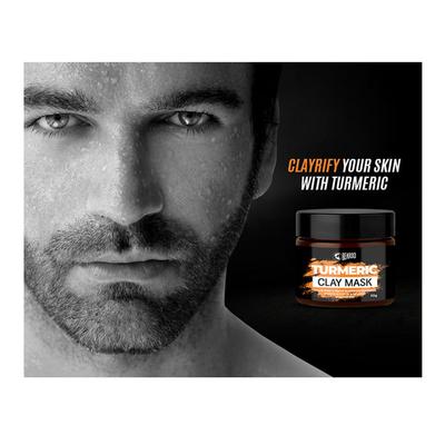 Beardo Face Mask - Turmeric Clay 50 gm - Masks & Peels