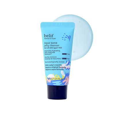 Belif Aqua Bomb Jelly Cleanser 30 ml - Face Wash & Cleansers