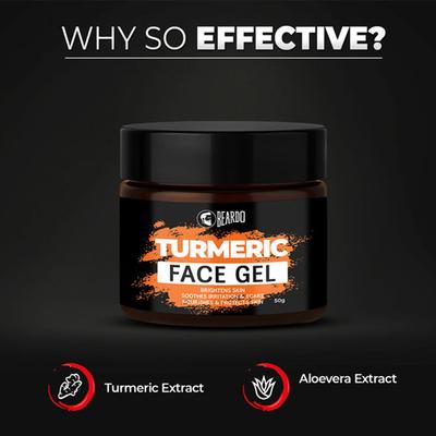Beardo Face Gel - Turmeric 50 gm - Face Gels