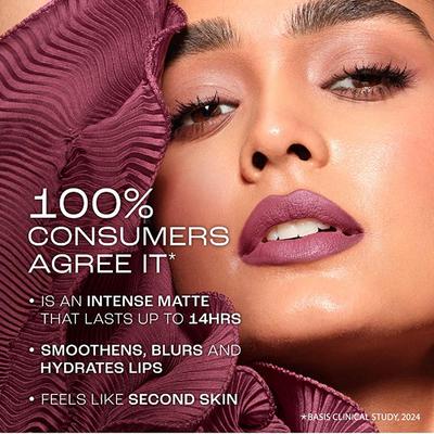 Lakme Rouge Bloom Matte Lip Liquid Regal Rose 102 3.5 ml - Liquid Lipsticks