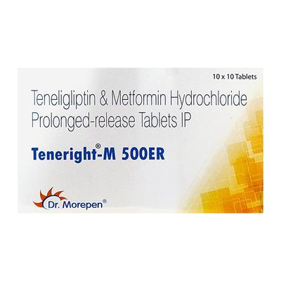 TENERIGHT M 500 ER Tablet 10's - Diabetes-Ant