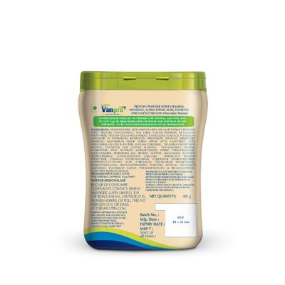 Lupin Vimpro Protein Powder - Chocolate Flavour 400 g (N) - Protein Drink