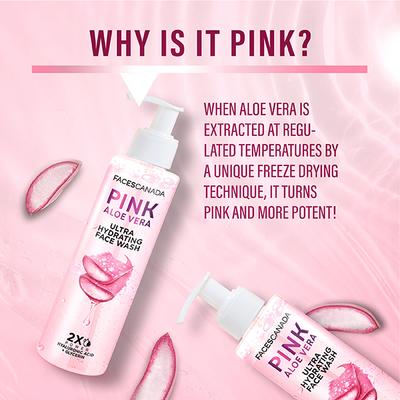 FACESCANADA Pink Aloe Vera Ultra Hydrating Face Wash 100 ml - Face Wash & Cleansers