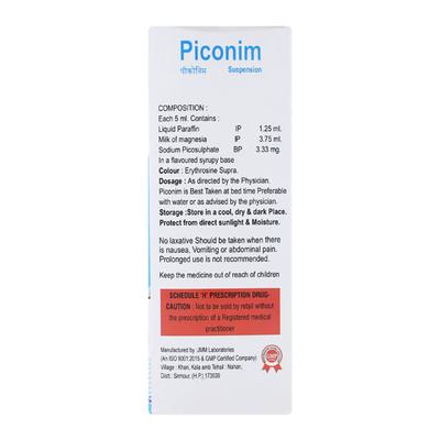 PICONIM SUGAR FREE ELAICHI FLAVOUR Suspension 200ml - Constipation-Lax