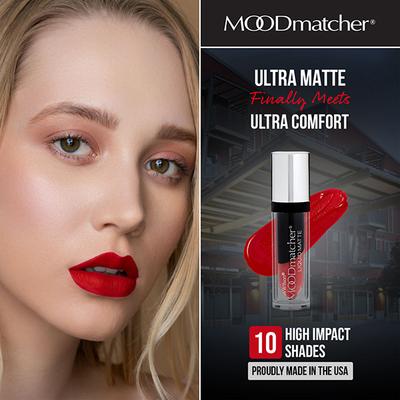 Fran Wilson Moodmatcher Liquid Matte Red Rush 2 ml - Liquid Lipsticks