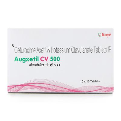 Augxetil CV 500/125mg Tablet 10'S - Bacterial Infections-Cep