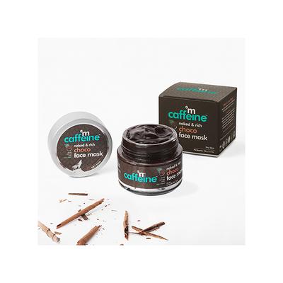 mCaffeine Naked & Rich Deep Nourishing Choco Face Mask 100 gm - Masks & Peels