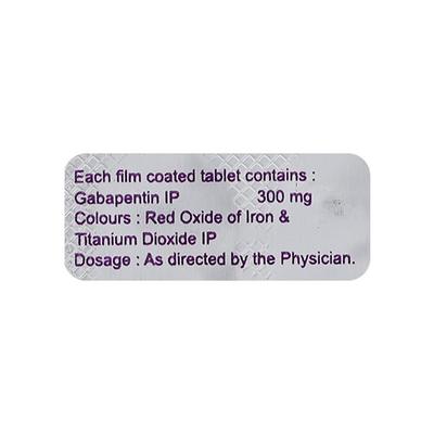 Arigaba 300mg Tablet 10'S - Neuropathic Pain-Dru