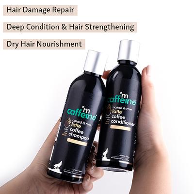 Mcaffeine Damage Repair Shampoo & Conditioner - Latte Coffee Routine 500 ml - Dry Shampoos & Conditioners