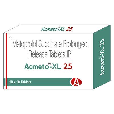 ACMETO XL 25 Tablet 10's - Hypertension-Bet