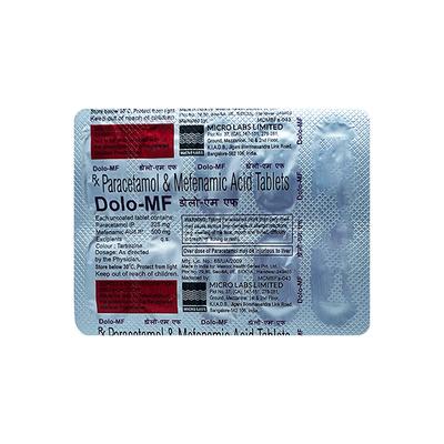 DOLO MF Tablet 10's - Pain relief-Nsa