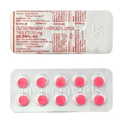 Clonil 50mg Tablet 10'S - Depression-Ant