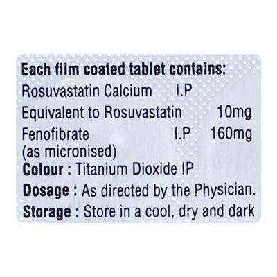 Azuvas F 10mg Tablet 10'S - High Cholesterol-Dys