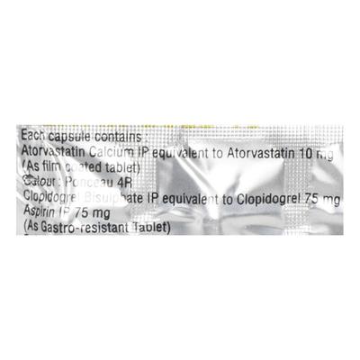 Clavix Gold 10mg Capsule 15'S - Blood Clot-Ant