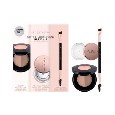 Anastasia Beverly hills Fluffy & Fuller Looking Brow Kit - Medium Brown-01 4.1 gm - Eyebrow Pencils & Enhancers