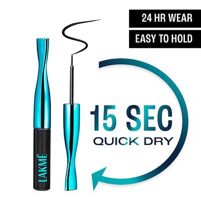 Lakme 9to5 Eyeconic Liquid Eyeliner Intense Black 4.5 ml - Eyeliners
