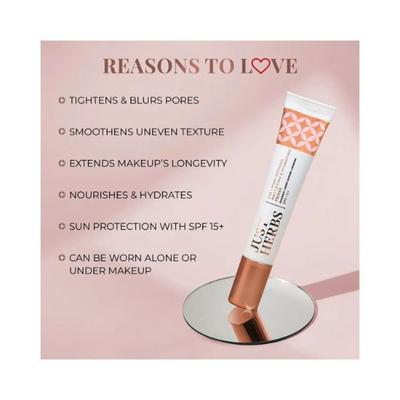 Just Herbs 3 In1 Pore Refining, Mattifying And Hydrating Face Primer With SPF 15 20 gm - Primer