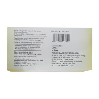 UPRISE D3 60k Capsule 8's - Supplements-Vit