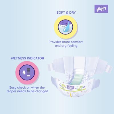 Bella Baby Happy Diapers 34's (L) - Diapers & Wipes