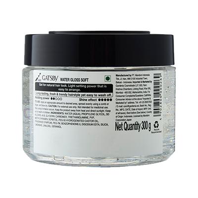 Gatsby Level 2 Water Gloss Soft Wax 300 gm - Hair Waxes