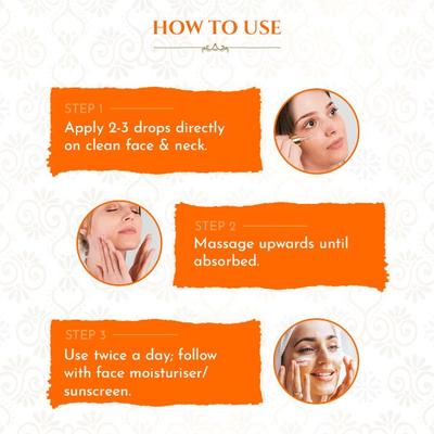 Khadi Essentials Vitamin C Brightening Oil Free Face Serum 30 ml - Face Serum