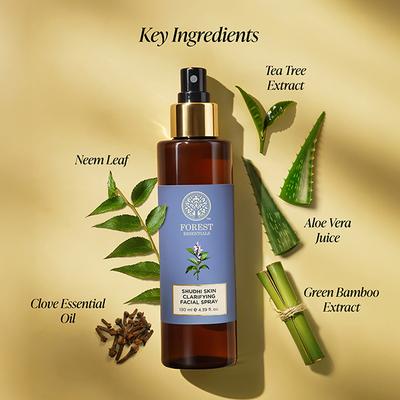 forest Essentials Shudhi Skin Clarifying Facial Spray 130ml - Toners