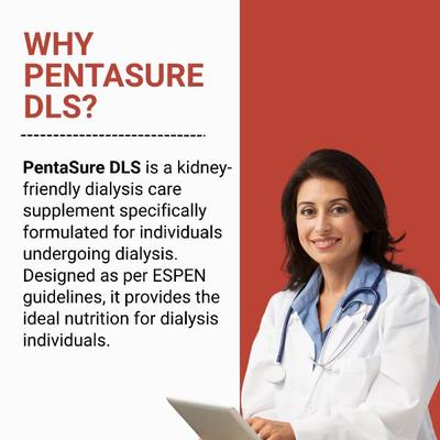 PentaSure DLS Dialysis Care Powder - Vanilla Flavour 400 g - Vital Health