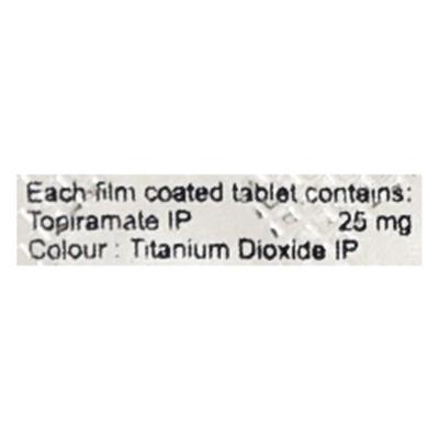 Leptomate 25mg Tablet 10'S - Epilepsy/Convulsion-Ant