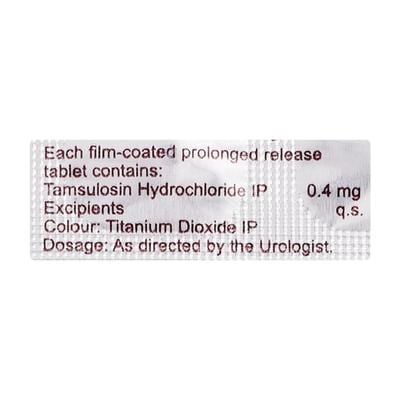 Tasulin 0.4mg Tablet 14'S - Bladder And Prostate Disorders-Dru