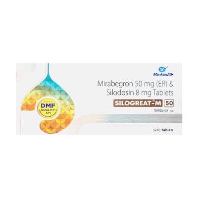SILOGREAT M 50 Tablet 10's - Bladder And Prostate Disorders-Dru
