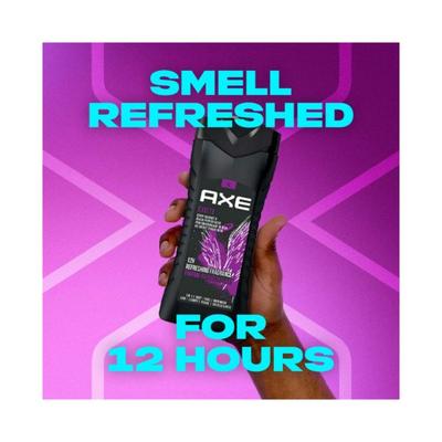 Axe Excite 3 In 1 Body Face & Hair Wash for Men Long-Lasting Fragrance 400 ml - Shower Gels & Body Wash