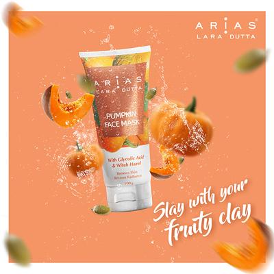 Arias by Lara Dutta Face Mask - Pumpkin 100 gm - Masks & Peels