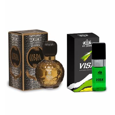 St. John Cobra Limited Edition Eau De Parfum 60 ml + Visa Eau De Parfum 30 ml - Perfumes (Edt/Edp)