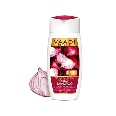 Vaadi Herbals Onion Shampoo for Hairgrowth & Hair Fall Control With Plant Keratin 110 ml - Shampoos