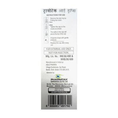 TRAVOTAK Eye Drops 3ml - Glaucoma-Ant