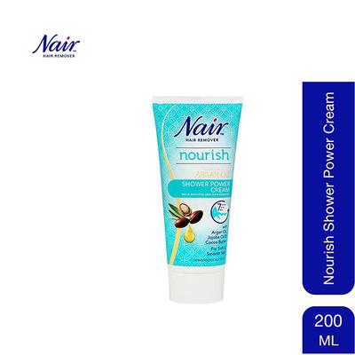 Nair Nourish Shower Power Cream - Argan Oil 200 ml - Hair Creams
