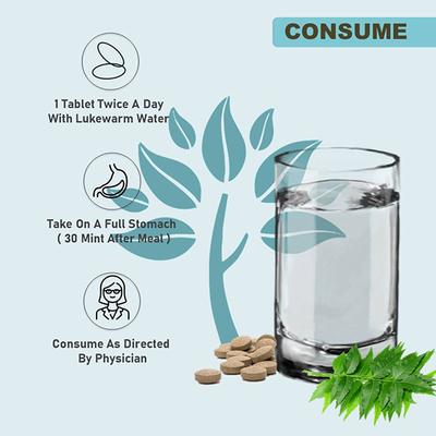 Naturrel Neem Extract Skin Care Tablet 50's + Free 10's - Pure Herbs