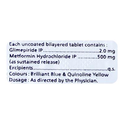 GLYCINOVA G 2mg Tablet 10's - Diabetes-Ant