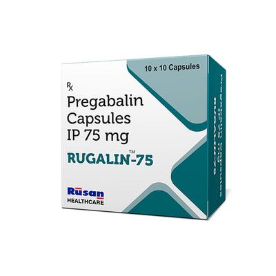 RUGALIN 75 Capsule 10's - Neuropathic Pain-Dru