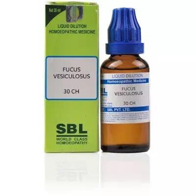 SBL Fucus Vesiculosus 30C Liquid 30 ml - Dilutions
