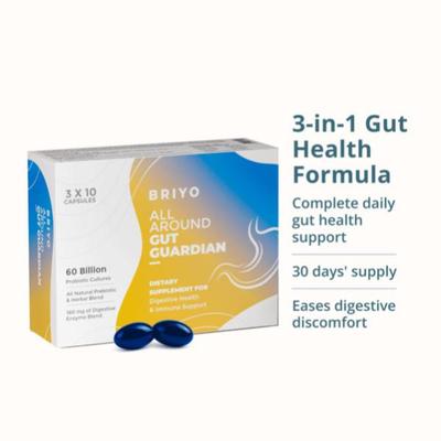 Briyo All Around Gut Guardian Capsules 30's - Digestive Health