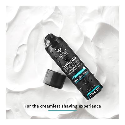 Bombay Shaving Company Charcoal Shaving Foam with Moroccan Argan Oil 2X Creamier Formula 264gm - Shaving Foams